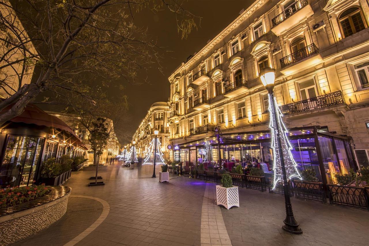 Caspian Ulduz Hotel Bakoe Buitenkant foto