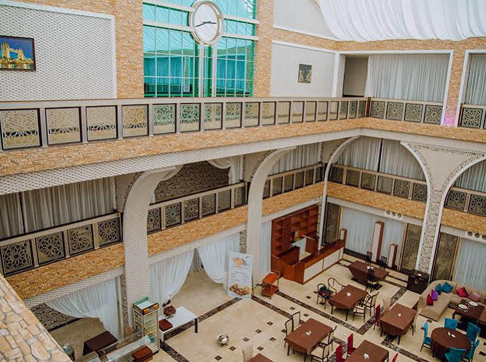Caspian Ulduz Hotel Bakoe Buitenkant foto