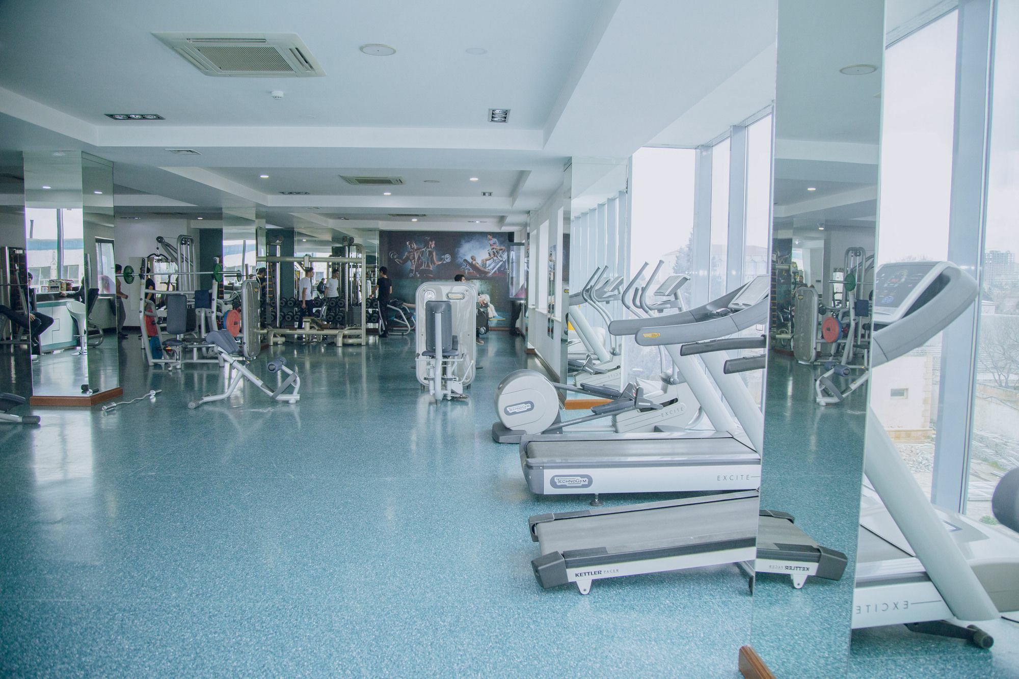 Caspian Ulduz Hotel Bakoe Buitenkant foto